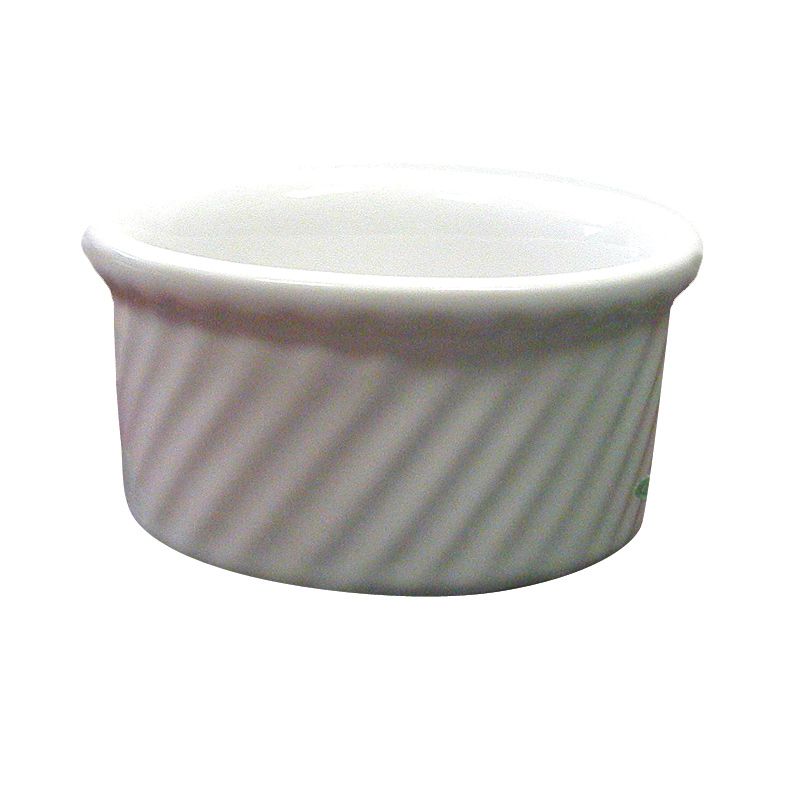 Diversified Ceramics Ultra White 8 oz Souffle
