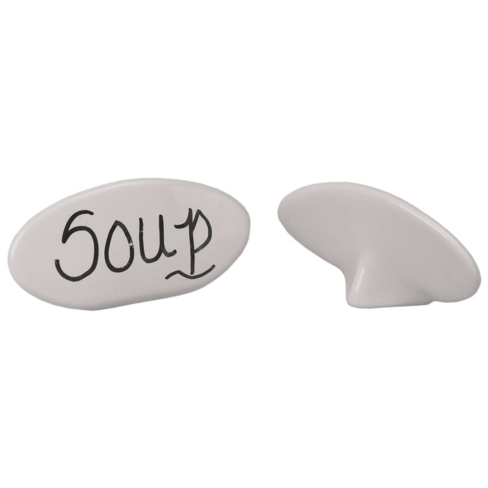 Diversified Ceramics Ceramic Ultra White Buffet Tag