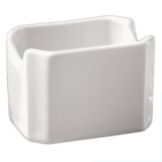 Diversified Ceramics Ultra White Plain Sugar Packet Holder