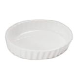 Diversified Ceramics Ultra White 4 oz Oval Creme Brulee Dish
