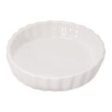 Diversified Ceramics Ultra White 8 oz Round Creme Brulee Dish