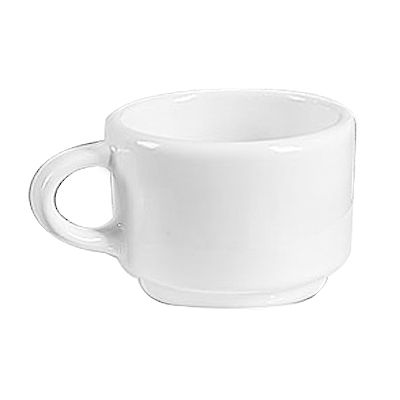 Diversified Ceramics 8 Oz Ultra White Cappuccino Cup