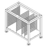 Alto-Shaam 29-7/16" S/S Stationary Stand w/ Pan Slides and Shelf