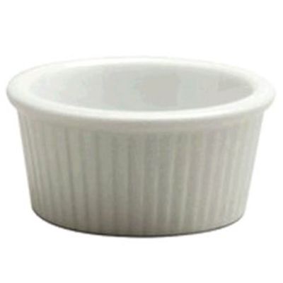 Oneida Serveware White 3 oz Fluted Ramekin