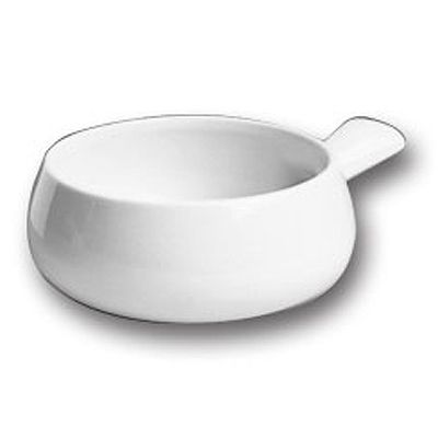Hall&reg; China White 16 Oz. Side Handle Soup Bowl without Lid
