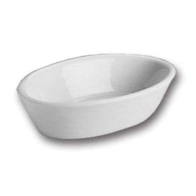 Hall&reg; China Oval White 9 Oz. Boston Baker