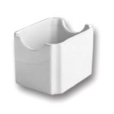 Hall&reg; China White Sugar Packet Holder