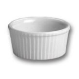 Hall&reg; China White 2 Oz. Fluted Ramekin