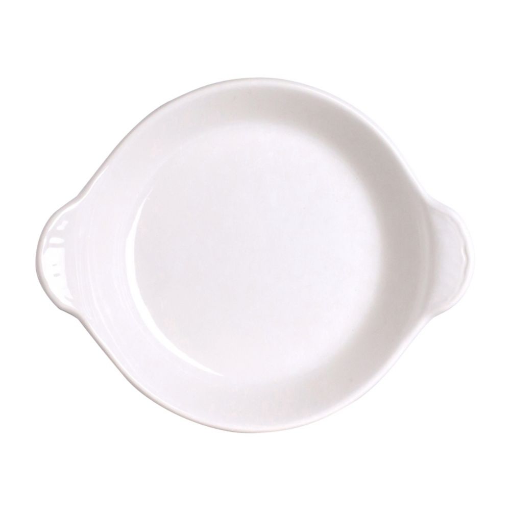 Hall&reg; China White Round 14 Oz. Shirred Egg / Au Gratin Dish