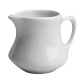 Hall&reg; China White 3.5 Oz. Empire Creamer with Handle