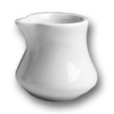 Hall&reg; China White 3.5 Oz. Empire Creamer without Handle