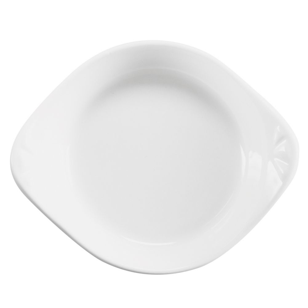 Hall&reg; China PDQ ValueLine&trade; White 12 oz Round Shirred Egg Dish