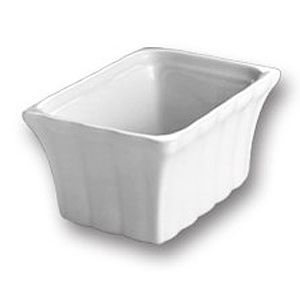 Hall&reg; China White Flared Sugar Packet Holder