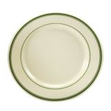 Oneida Buffalo Saratoga Green Rolled Edge Plate