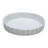 Vertex&reg; Market Buffet Collection White 6 Oz Fluted Quiche Dish