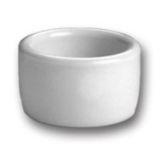 Hall&reg; China White 2 Oz. Round Ramekin / Cheese Pipkin