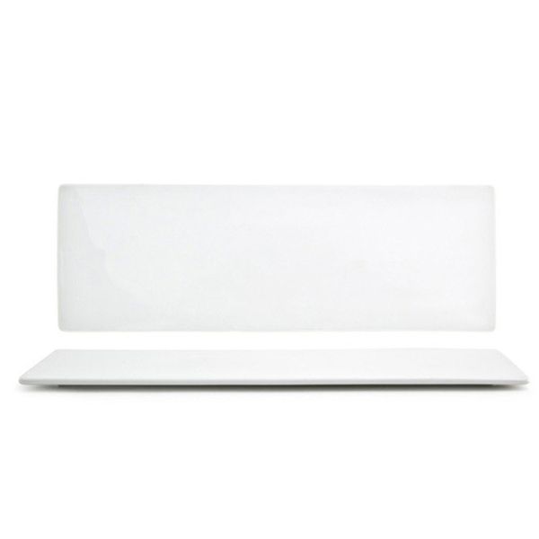 Canvas White Plate 12"