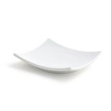 Front Of The House&reg; 4" Origami&reg; White Plate