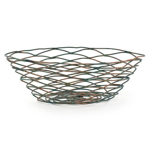 FOH Patina Wireware 11" Crescent Basket