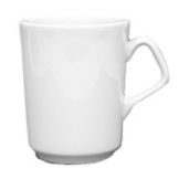 Homer Laughlin China Green Band 8 oz Troy Mug