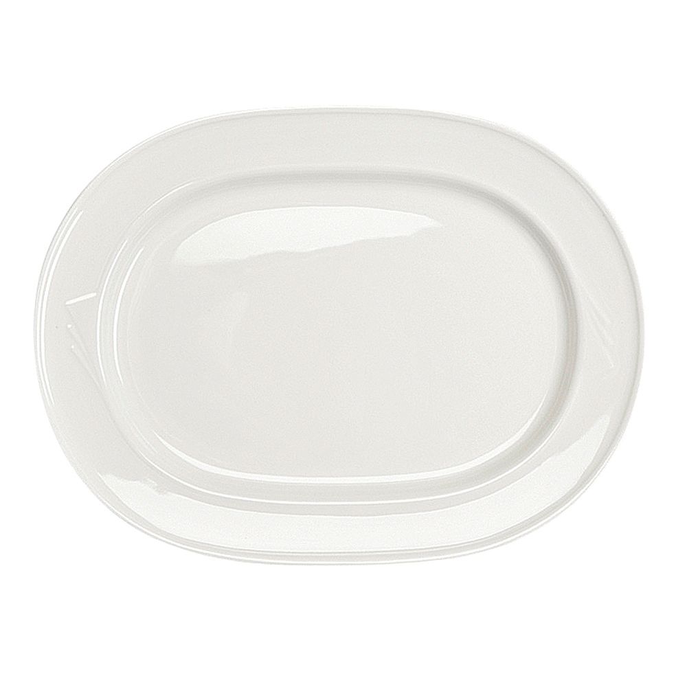 Homer Laughlin Ameriwhite&reg; Milford&reg; 13-1/2" Oval Platter