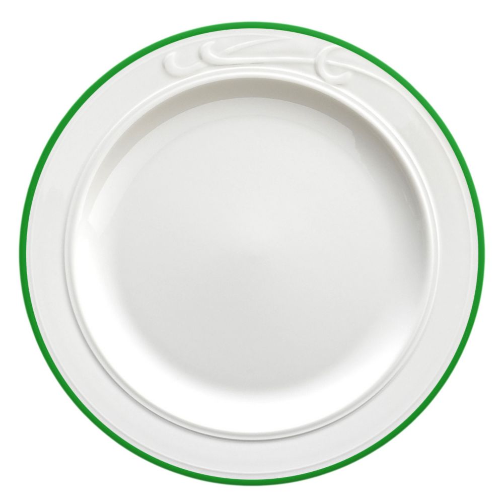 Homer Laughlin China Lyrica&reg; Lydia Green 9-3/4" Plate