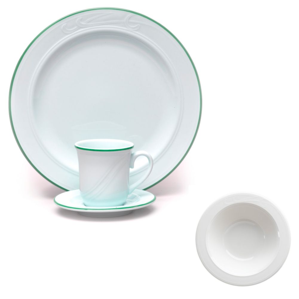 Homer Laughlin China Lyrica&reg; Lydia Green 8.25 oz Grapefruit Dish
