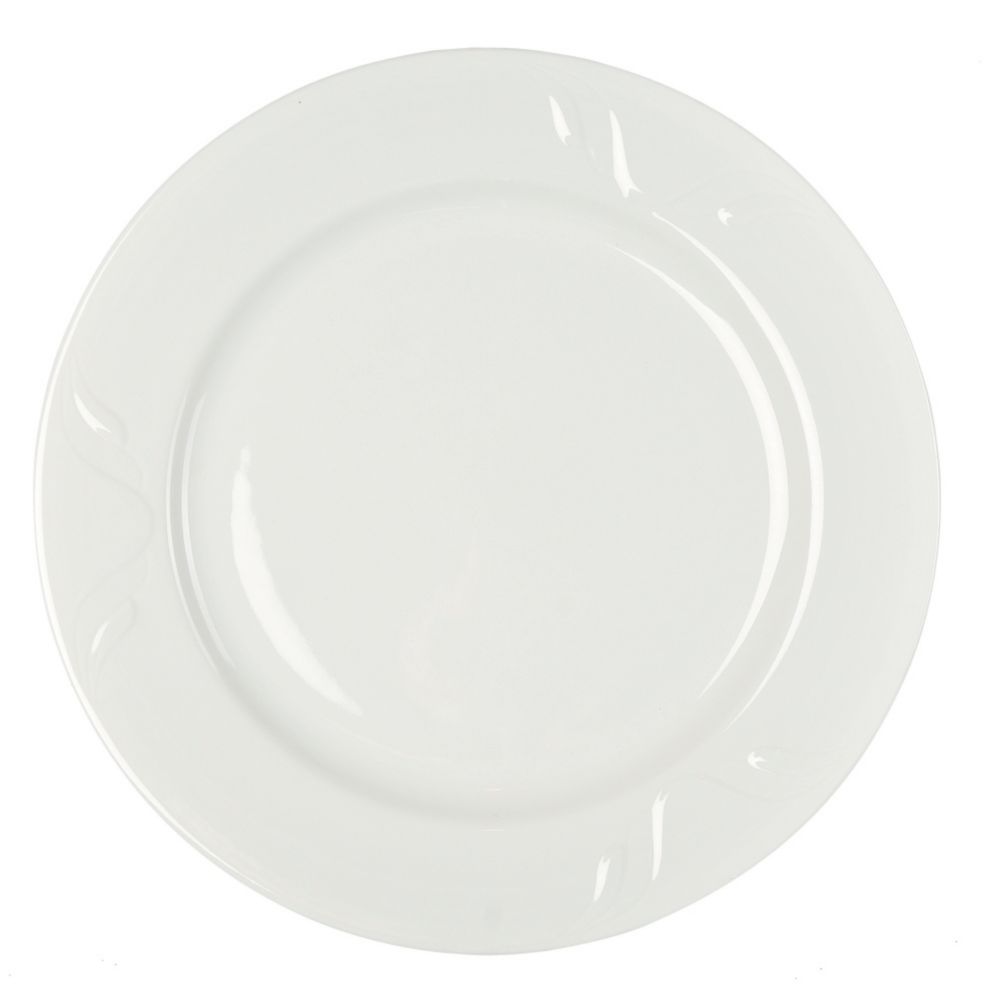 Homer Laughlin Ameriwhite&reg; Unity&trade; White 11-1/8" Plate
