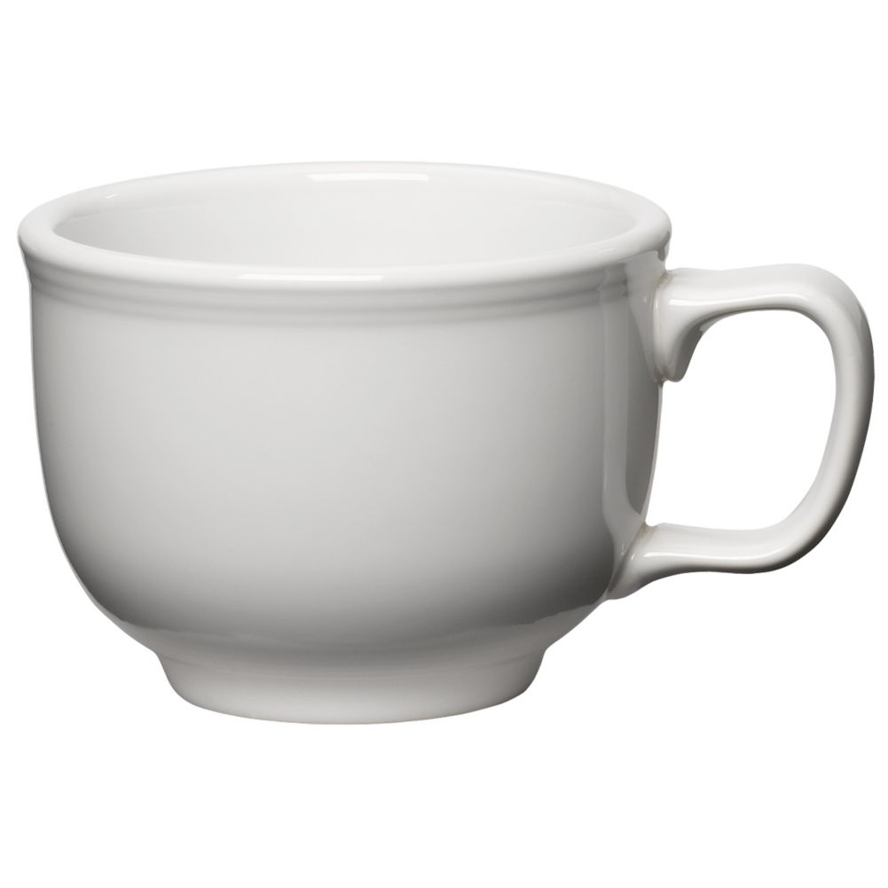Homer Laughlin China Fiesta&reg; White 18 oz Jumbo Cup