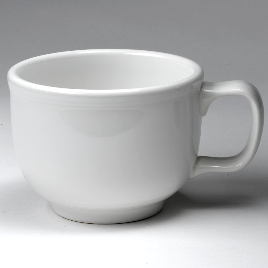 Homer Laughlin China Fiesta&reg; White 18 oz Jumbo Cup