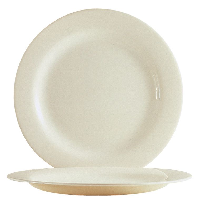 Cardinal Arcoroc Reception Bone White 9" Plate - Each
