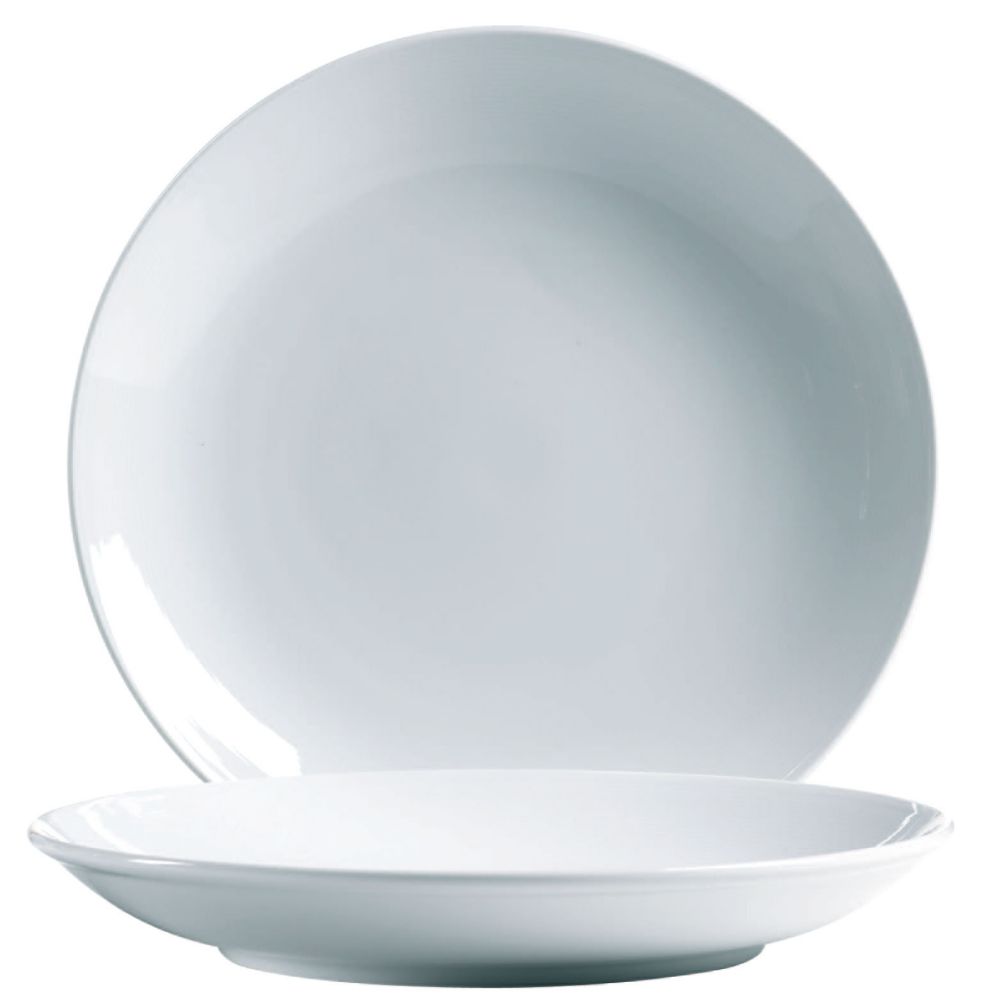 Cardinal Arcoroc Rondo Porcelain 12" Deep Plate