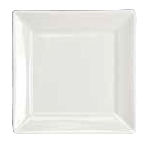 Homer Laughlin Ameriwhite&reg; Pristine&reg; 7-3/8 In Times Sq. Plate