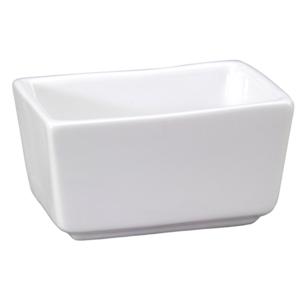Vertex&reg; China Rubicon Undecorated White Sugar Packet Holder