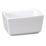 Vertex&reg; China Rubicon Undecorated White Sugar Packet Holder