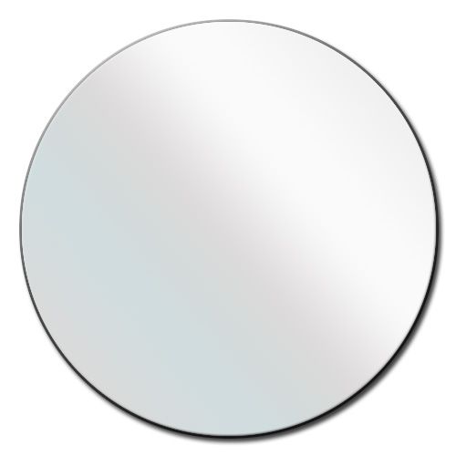 Cal-Mil&reg; 16" Round Acrylic Mirror w/ Black Back Tray