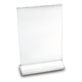 Delfin 8-1/2x11 in. Acrylic Clear Card holder W/Top Load Holder