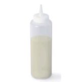 Clear 12 oz Squeeze Bottle w/ Cap