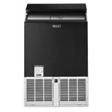Perlick&reg; 2 Foot Black Underbar Glass Froster w/ Sliding Door