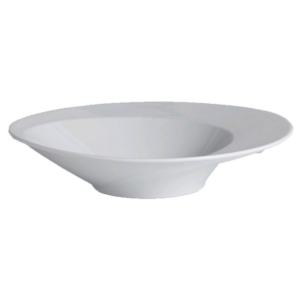 Steelite Montgatina Linneo White 10 Oz Amonites Deep Plate