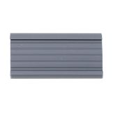 Metro&reg; 3" Gray Label Holders for Super Erecta&reg; Shelves