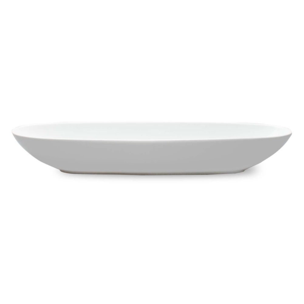 White Oversized Gondola Bowl, 24" x 6" x 4"