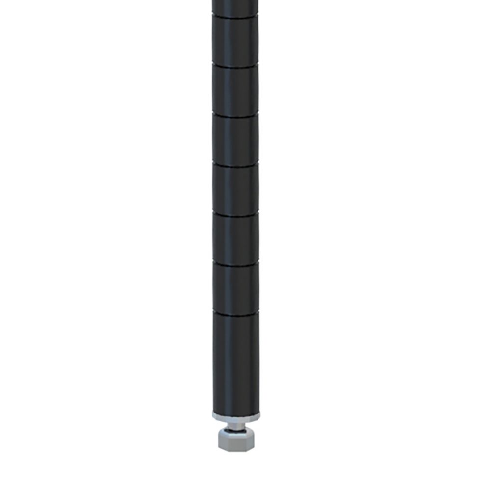 Super Erecta SiteSelect Post w/ Leveling Bolt, Black, 34-1/2 H