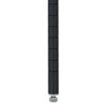 Super Erecta SiteSelect Post w/ Leveling Bolt, Black, 14-1/2 H