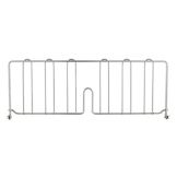 Metro&reg; Super Erecta&reg; Chrome 24" x 8"H Shelf Divider