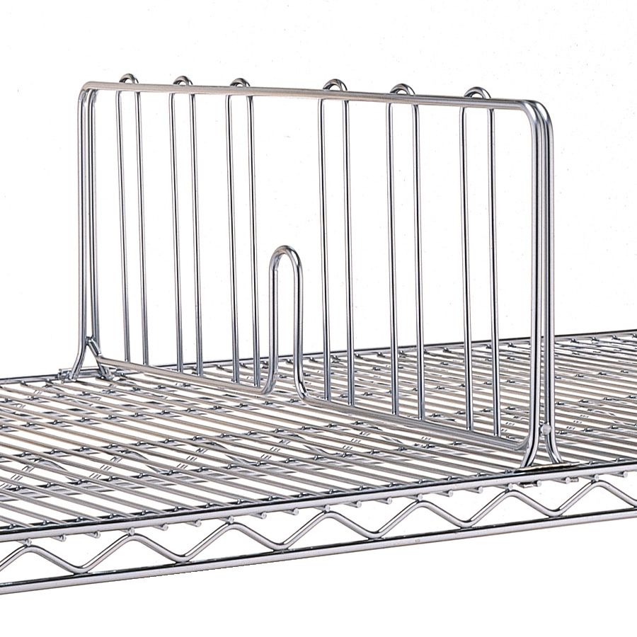 Metro&reg; Erecta Shelf&reg; 8 x 12" Chrome Shelf Divider
