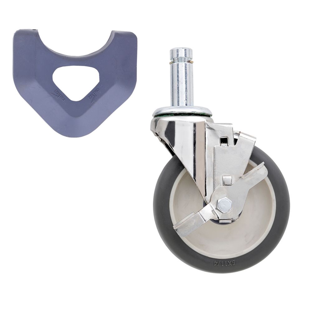 Metro&reg; MetroMax iQ&reg; Polyurethane Tread Brake Stem Caster
