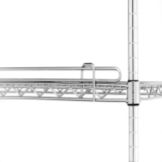 Metro&reg; Super Erecta&reg; 1 x 48" Chrome Shelf Ledge