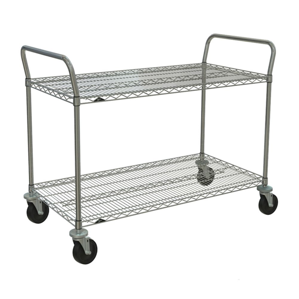 Metro&reg; SP Series 18 x 36" Cart w/ 2-Super Erecta&reg; Shelves