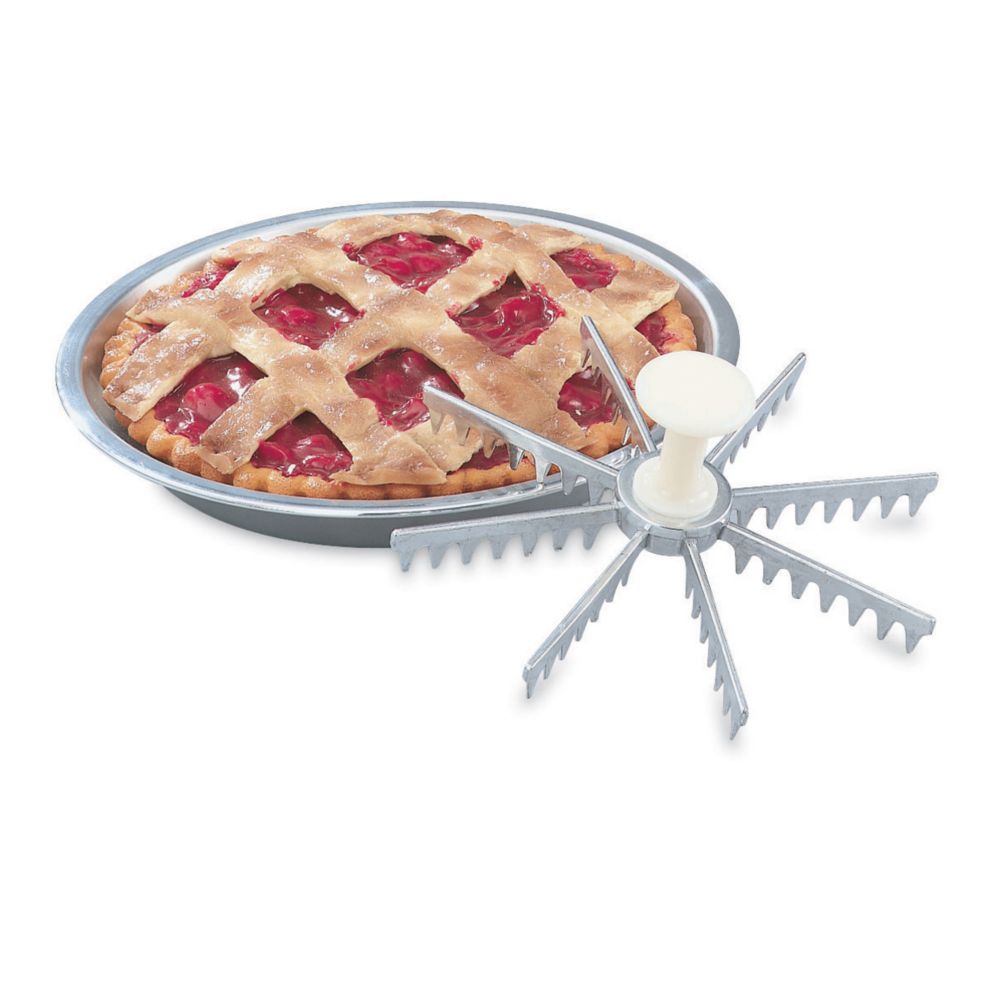 Vollrath Cast Aluminum 6-Cut Pie Marker w/ Plastic Handle